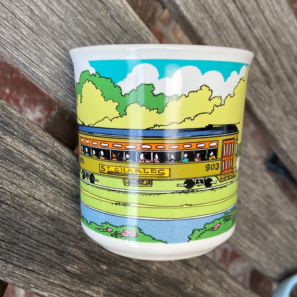 New Orleans St Charles street car mug